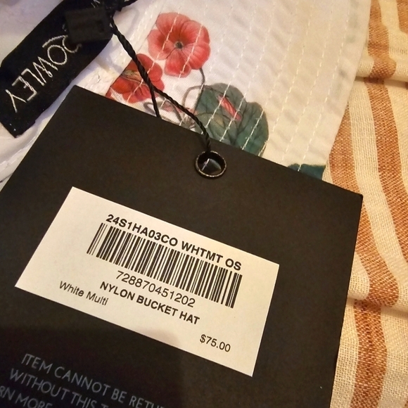 Cynthia Rowley Floral Nylon Bucket Hat